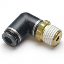 Airline Elbow Fitting - 3/8" npt to 1/2" OD Airline