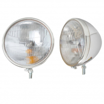1933-34 Ford Pass Car Stainless Headlamps with Turn Signals