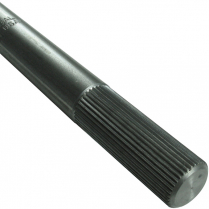 Steel Steering Shaft - 3/4"-36 Splined Full Length x 2" Long