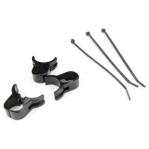 Screwless Black Chassis Clamps 1-5/8" x 15/16" Hole - 3 Pc