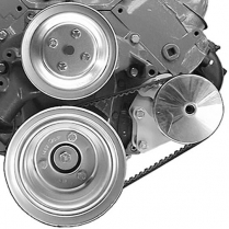 Power Steering Bracket Chevy BB LWP Mid-Mount