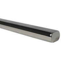 Polished Stainless Steering Shaft - 3/4"-DD x 22" Long