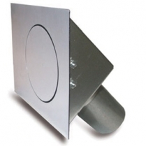 Round 45 Degree Fuel Filler Door - Flat Face