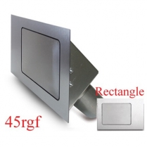 Rectangle 45 Degree Fuel Filler Door - Flat Face