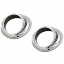 1947-53 Chevy & GMC Pickup Chrome Wiper Tower Bezels