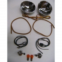 1935-36 Ford Pass Car Halogen Reflector Kit w/Turn Signal