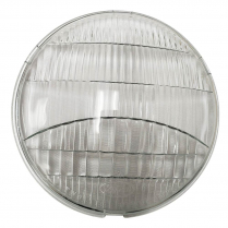 1935 Ford Car & 35-39 P/U Glass Headlight Lens with Script