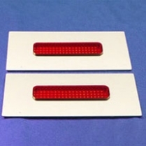 4'' Rectangle Tail Light Lens - Clear
