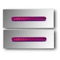 4'' Single Slot Tail Light Lens - Amber