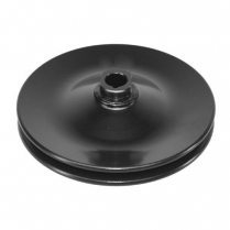 Black Steel 1 Groove Bolt-On P/Steering Pulley Keyway Shaft