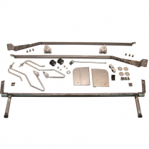 1953-56 Ford Pickup Hood Tilt Forward Kit - Plain Steel