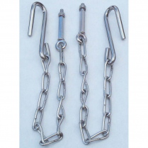 1954-87 Chevy/GMC Stepside P/U Polished SS Tailgate Chains