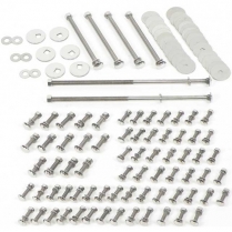 1955-59 Chevy/GMC Short Polished SS Box Pickup Bed Bot Kit