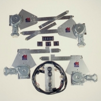 1955-57 Chevy 2-Door Sedan & Wagon 4 Door Power Window Kit