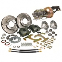 1955-59 Chevy Pickup Front Power Disc Brake Kit - 6 Lug