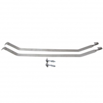 1955-57 Chevy Pass Car Stainless Fuel Tank Straps & Hardware