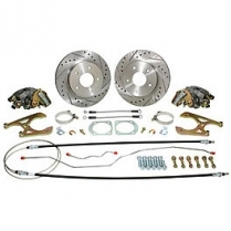 1958-64 Chevy Car Rear Big Brake Kit (Stock Rear End)