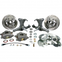 1960-62 Chev p/u OE Stock Spindle Wheel Brake Kit, 6 on 5.5