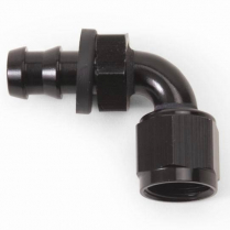 -6 AN 90 Degree Twist-Lok Fitting - Black