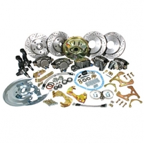 1962-64 Nova Complete Front & Rear Brake Kit w/Drop Spindles
