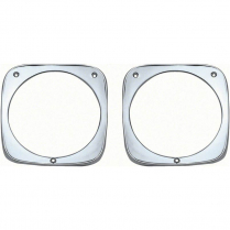 1964-66 Chevy Pickup Truck Chrome Headlight Bezels