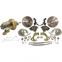 1964-66 Chevelle Front Brake Kit w/Stock Spindles & Booster