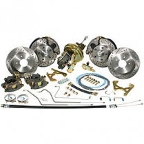 1964-66 Chevelle Front & Rear Brake Kit w/Drop Spindles