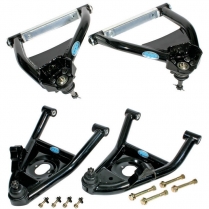 1964-72 GM A Body Upper & Lower Tubular Control Arms - Black