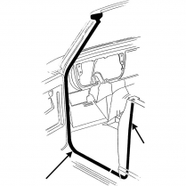 1969-72 Blazer & Jimmy Replacement Door Weatherstrip