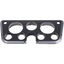 1967-72 Chevy & GMC Truck Gauge Bezel - Brushed Finish