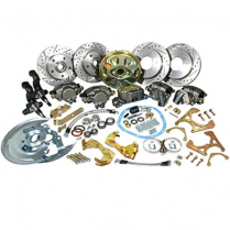 1967 Camaro Complete Front/Rear Brake Kit - Stock Spindle