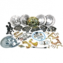 1967 Nova Complete Front & Rear Brake Kit - Stock Spindle