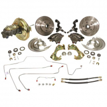 1968-72 Chevelle Front Brake Kit, Stock Spindle & Booster