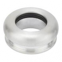 Hi-Top Upper Shift Boot Bezel with 5/8" O-Ring - Satin Alum