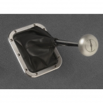 Rectangular Floor Mount Shifter Boot with O-Ring 5/8" Alum B