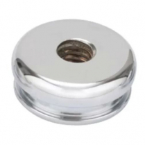 Hi-Top Rectangle Shifter Boot with 3/8"-24 & Chrome Bezel