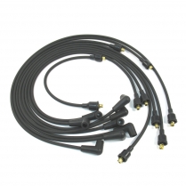 1953-74 GM V8 7mm 90 Deg Flame Thrower Black Plug Wires