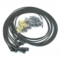 Flame Thrower Univ V8 7mm 90 Deg Black Spark Plug Wires