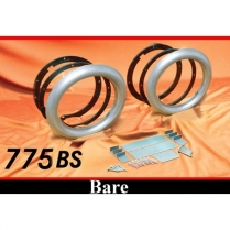 7-3/4" Frenched Headlamp Conversion Kit - Bare Steel