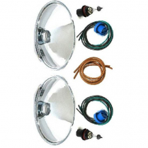 1937-39 Ford Pass Car 7" Diameter Halogen Reflector Kit