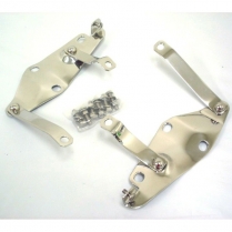 1937 Ford Passenger Car Polish Stainless Hood Hinges