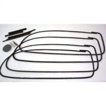 1937 All & 38 Std Ford 2D Sedan Rear 1/4 Window Channel Kit