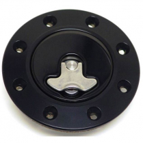 1966-67 Nova Gas Cap in Black Anodized Aluminum