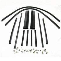 1938-39 Ford Pickup Truck Door Window Channel Kit