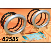 8.25" Frenched Headlamp Conversion Kit - Bare Steel