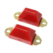 Poly Bumper Stop, 2 Bolt Style - Red