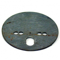 Centered Airspring Pattern Plate - 1/8" Mild Steel 5-1/2" OD