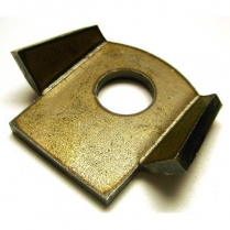 Shock or Sway Bar Tab - 3/16" Mild Steel with 5/8" Hole