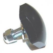 Short Black Tall 1/2" Bump Stop - Sold Each