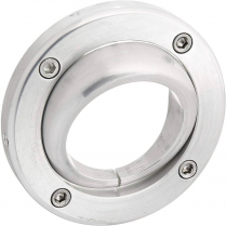 Steering Column Swivel Floor Mount Solid 2-1/4" - Satin